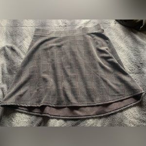 Ardene skirt plaid checker design